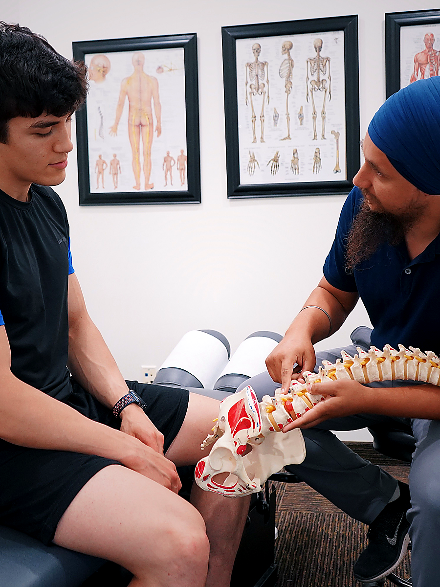 Évaluation clinique liée à bombement discal ou hernie discale 