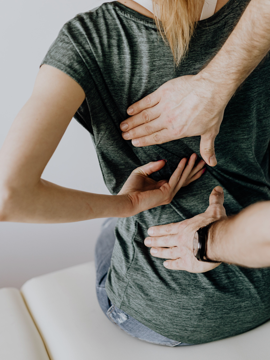 Examen fonctionnel et neurologique lié à radiculopathie lombaire l4, l5 et s1 