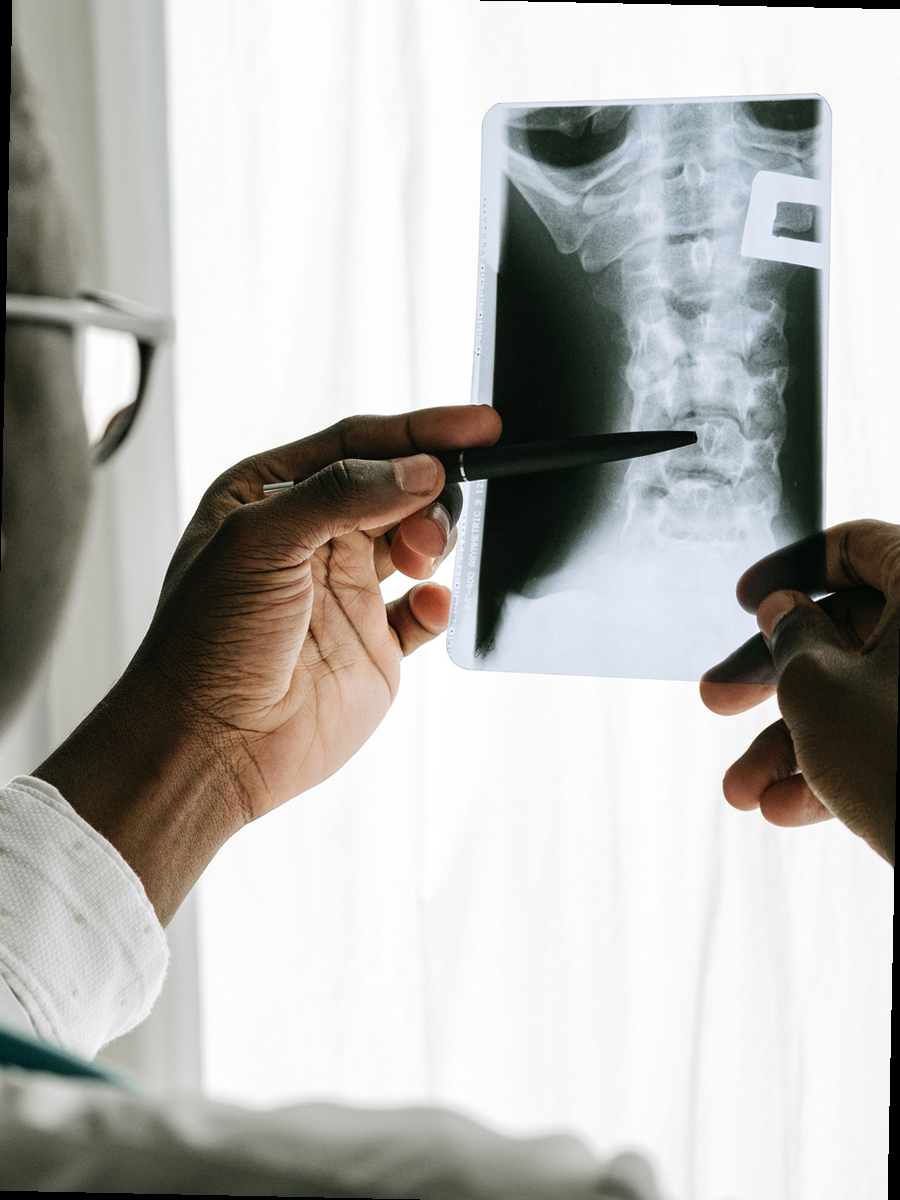 Patient consultation about motorized spinal decompression