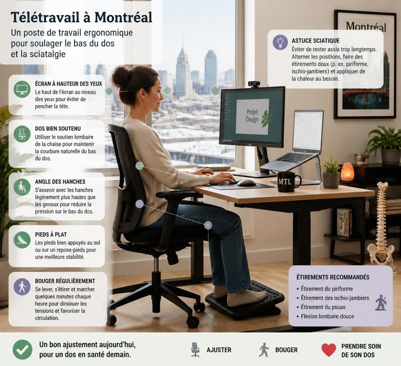 découvrez les différences clés entre la lombalgie et la sciatique chez les montréalais, avec des conseils pour mieux comprendre, prévenir et traiter ces douleurs courantes du dos.