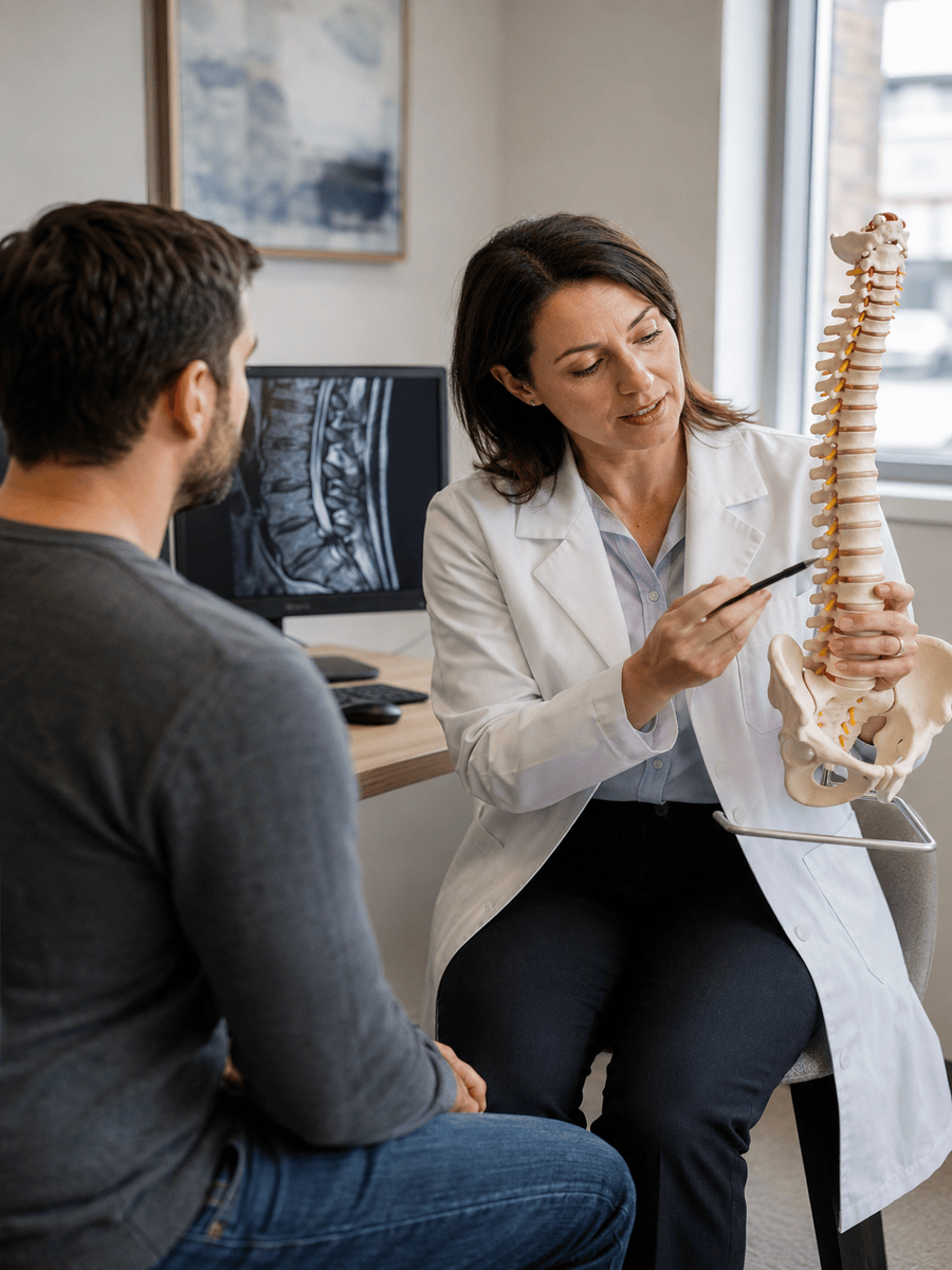 Herniated disc assessment in Montreal: examination and imaging