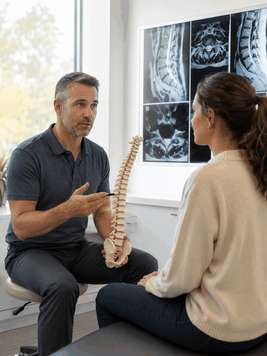 Herniated disc assessment in Terrebonne: examination and imaging