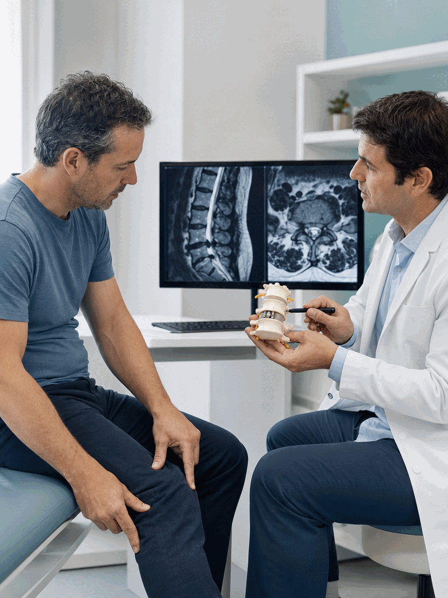 Disc space narrowing in Montreal: prognosis and recovery