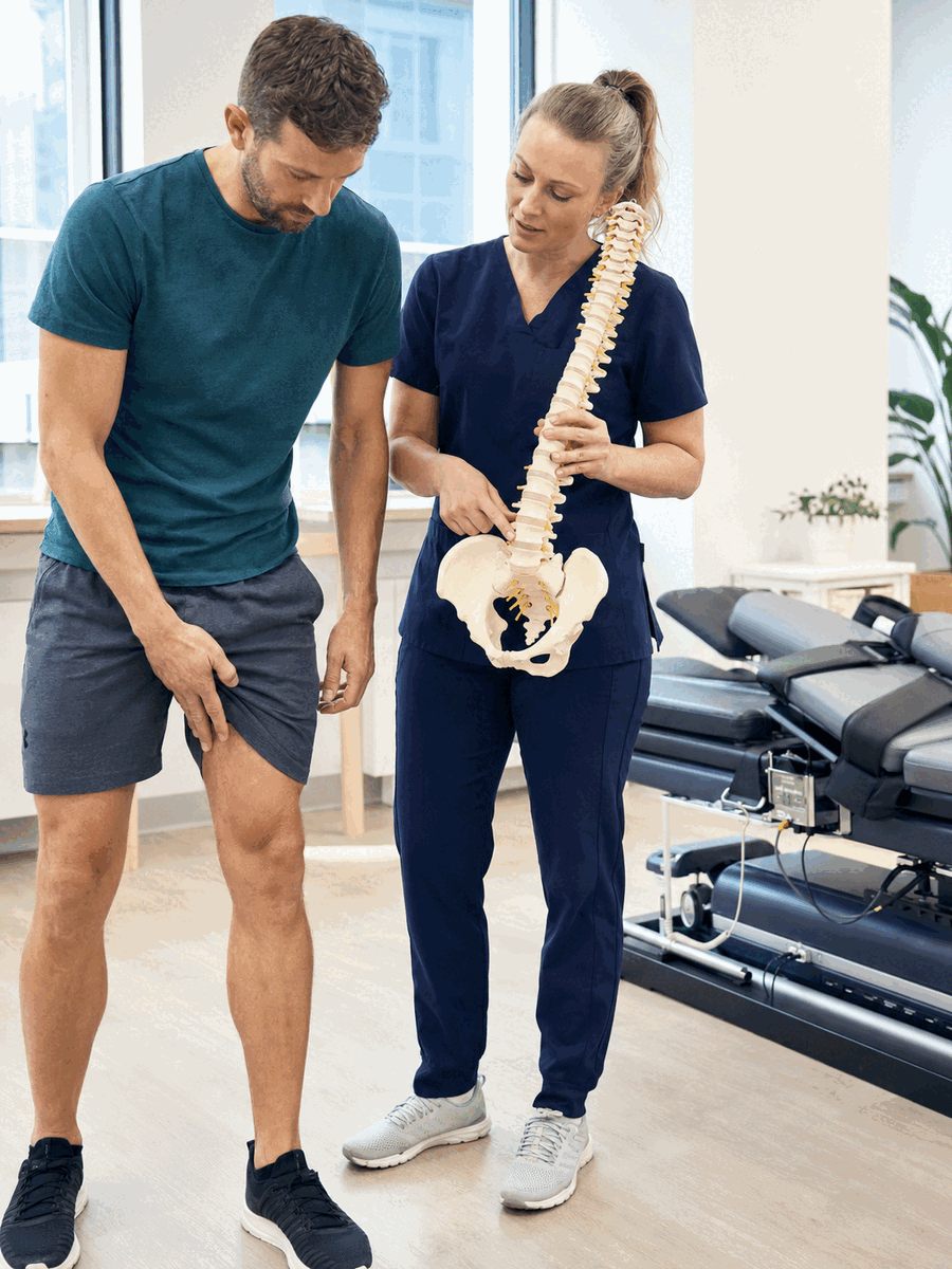 Chronic back pain with sciatica