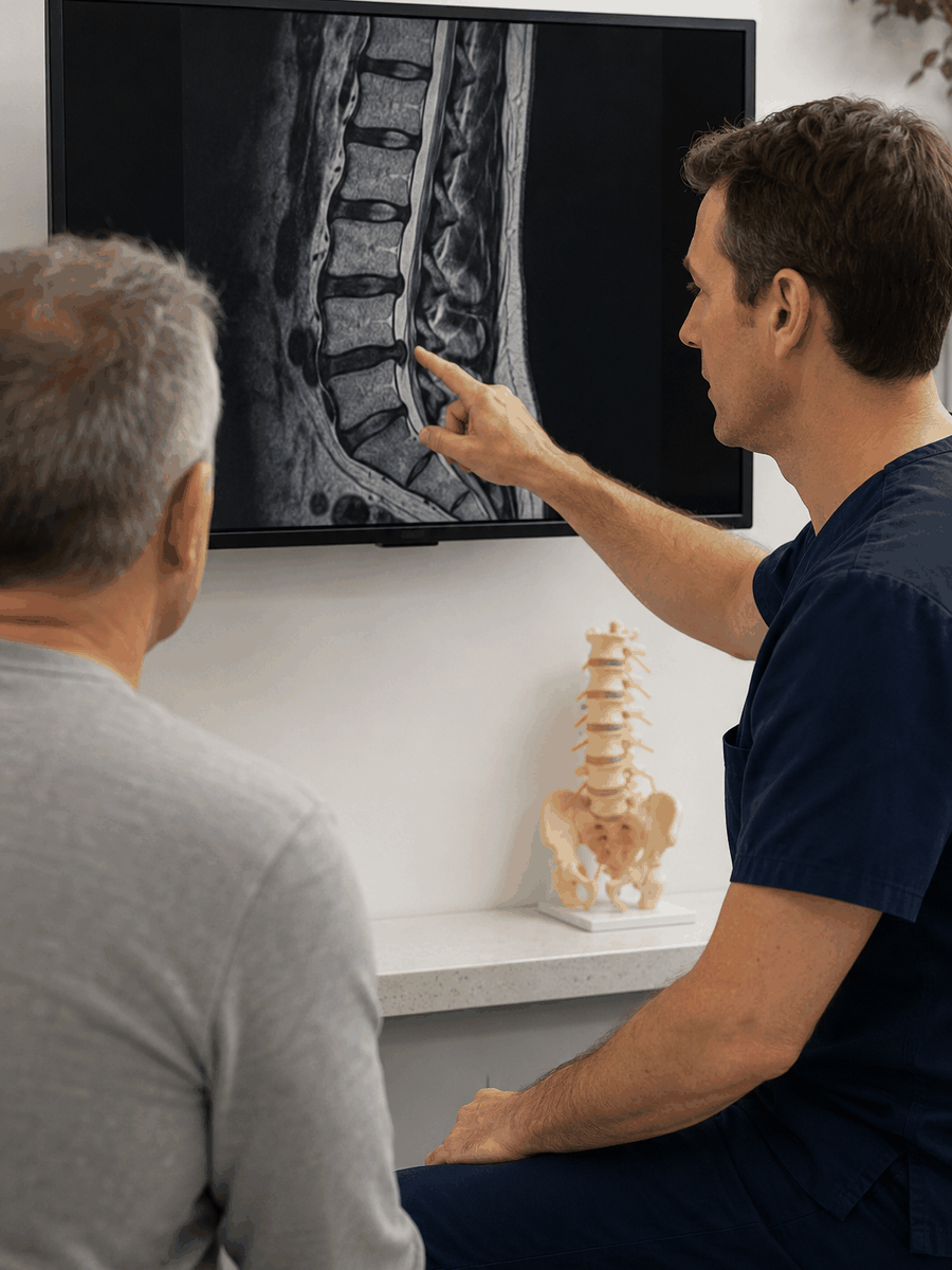 Exercise and return to activity after a herniated disc in Terrebonne