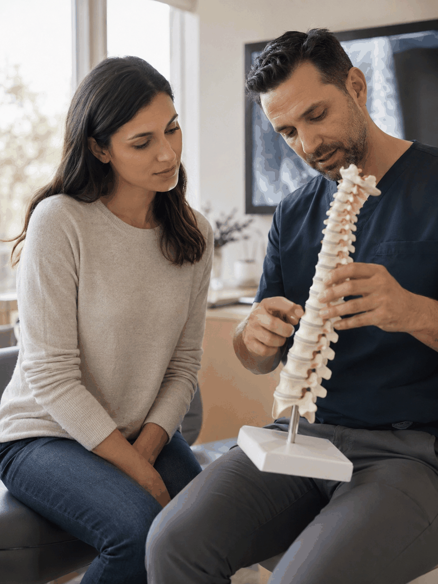 Disc herniation with numbness or weakness in Terrebonne
