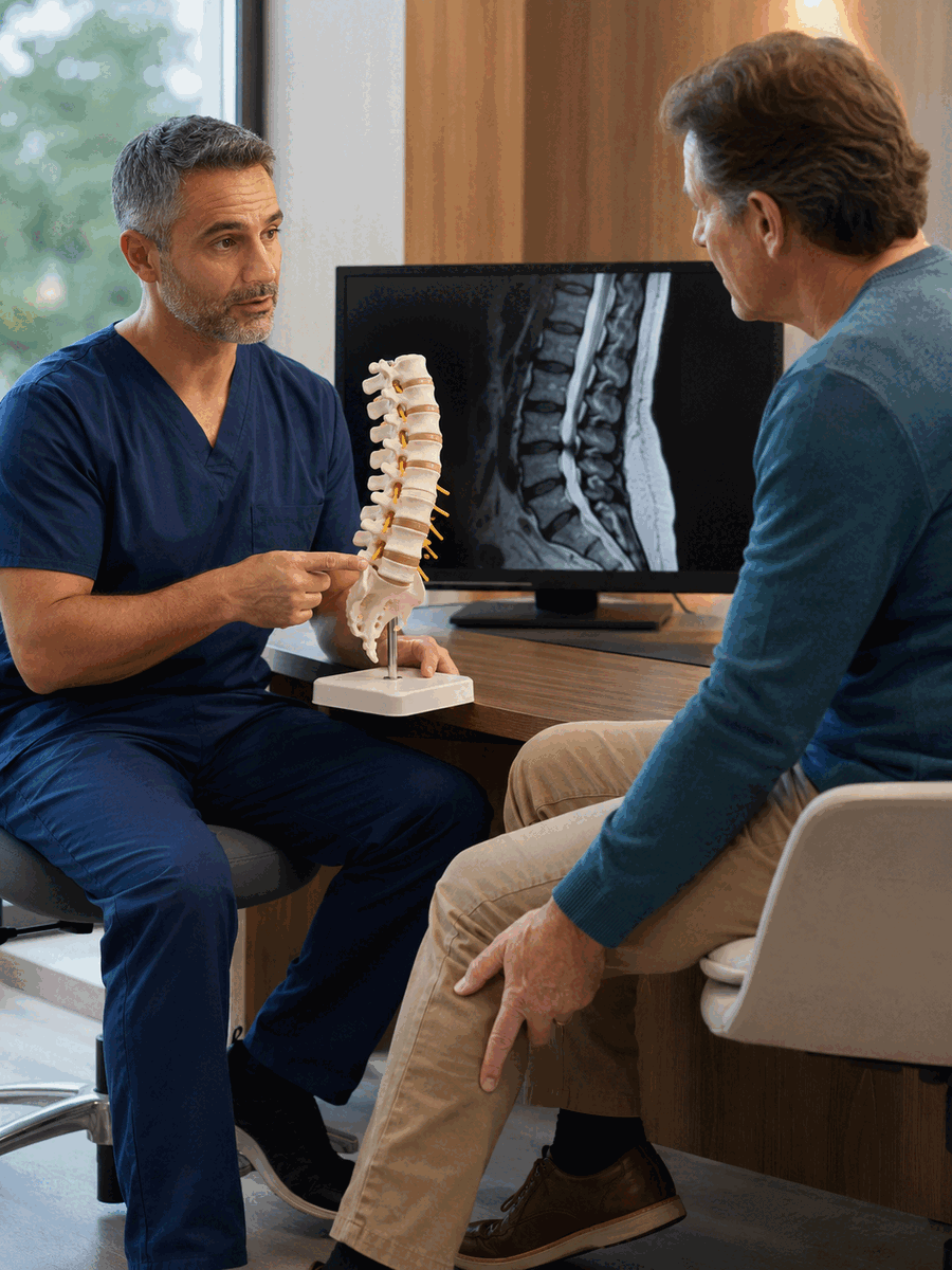 Décompression neurovertébrale et mal de dos chronique