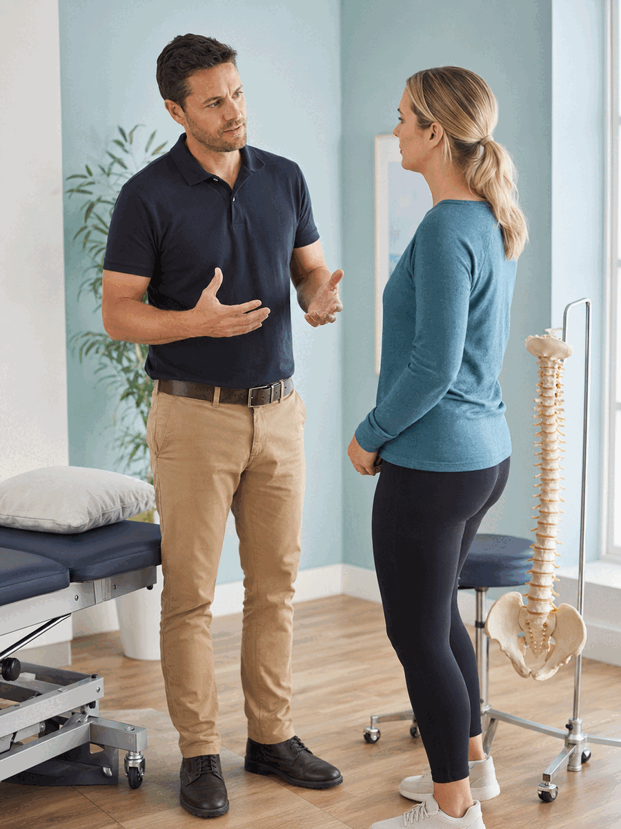 Disc protrusion: sitting, work and sleep in Montreal