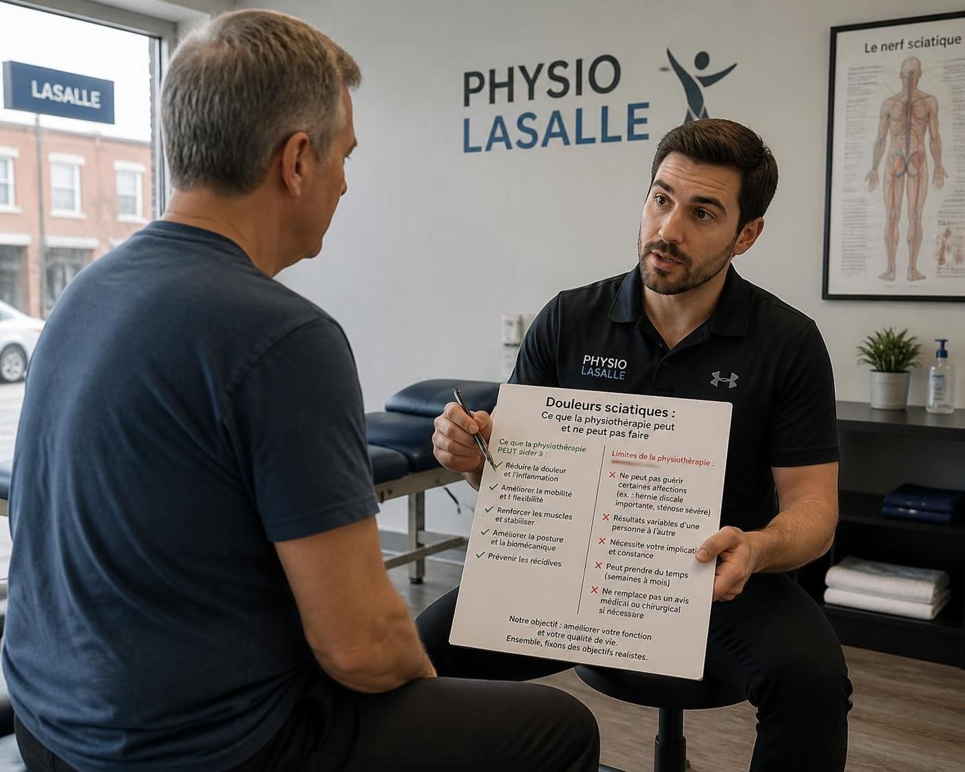 découvrez les bienfaits et les limites de la physiothérapie pour soulager la sciatique à lasalle. informez-vous sur les traitements efficaces et conseils adaptés.