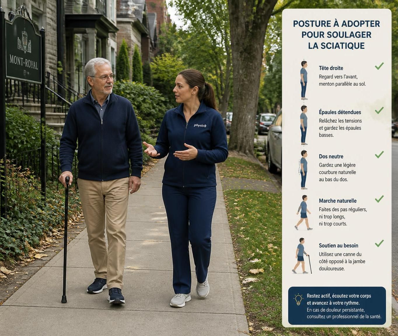 découvrez les informations essentielles sur la sciatique lors de la marche à mont-royal, ses causes, symptômes et conseils pour soulager la douleur et profiter pleinement de vos randonnées.