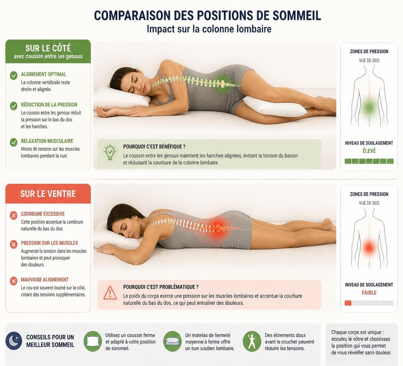 découvrez des solutions efficaces pour mieux dormir malgré la sciatique, spécialement adaptées aux habitants de notre-dame-de-grâce.